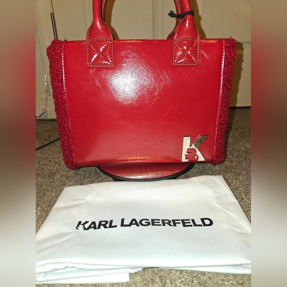 NWT Karl Lagerfeld Teddy Tote Bag - Picture 4 of 17
